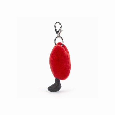 Jellycat Amuseables Heart Bag Charm USA | 74193OQGD